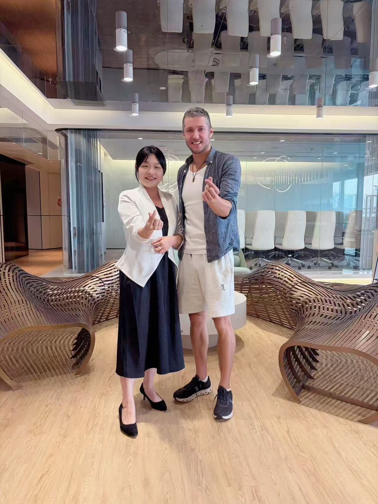 Our team in China